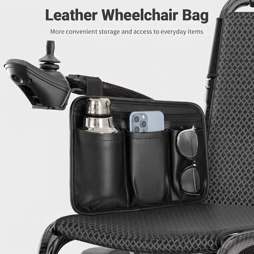 28-Lb Carbon Fiber Foldable Electric Wheelchair-28-Mile Range