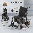 Carbon Fiber Foldable Electric Wheelchair