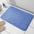 Embossed Microfiber Anti Slip Pebble Bath Mat
