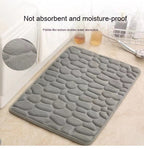 Simple Pebble Memory Sponge U-shaped Floor Mat